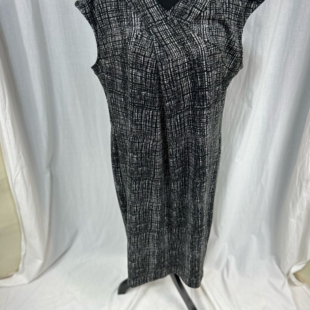 Liz Claiborne Black and Gray Textured Dress size XL